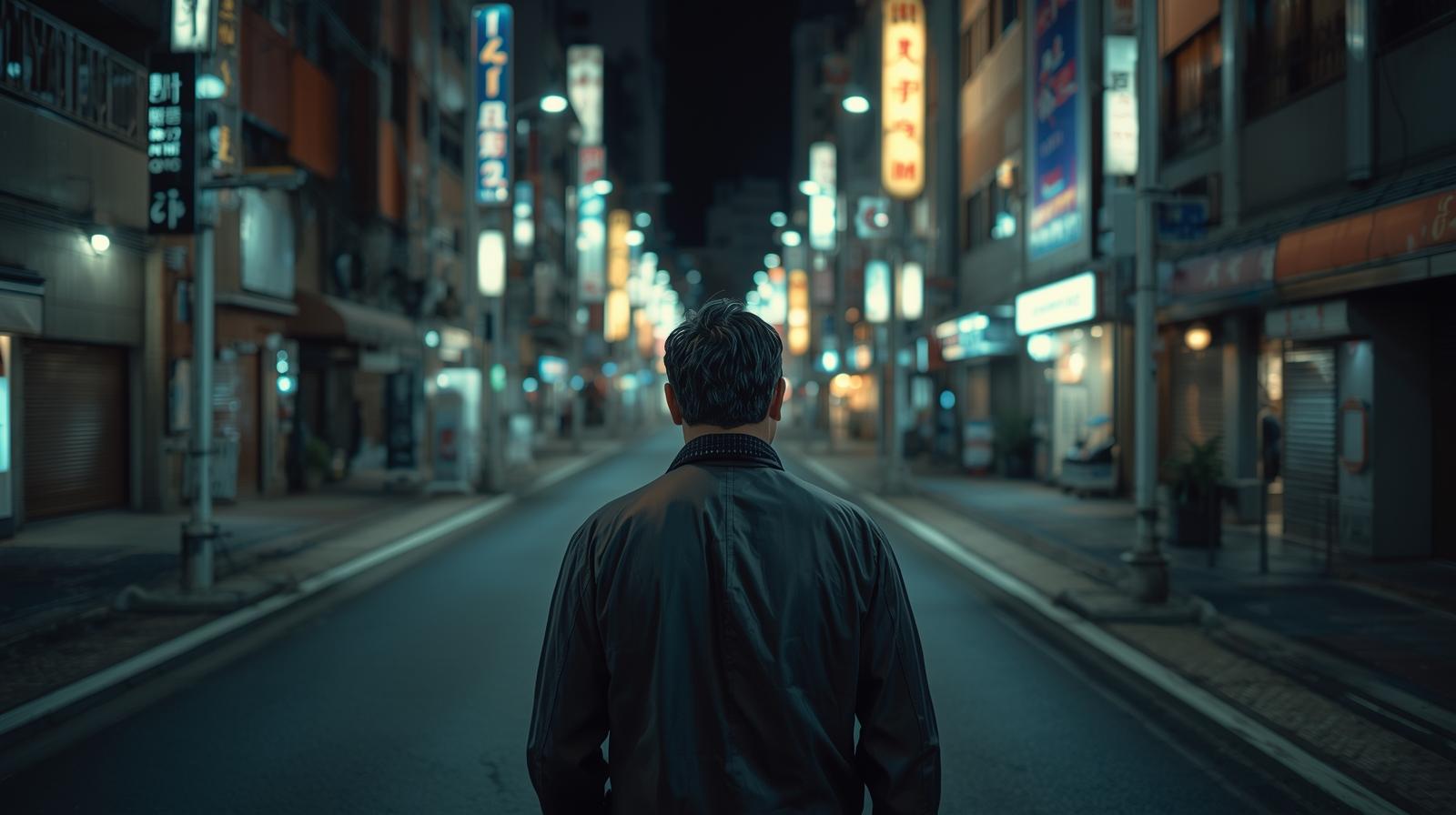 40代男性が東京で出会いやすい時間帯やエリアをイメージした夜の街並み