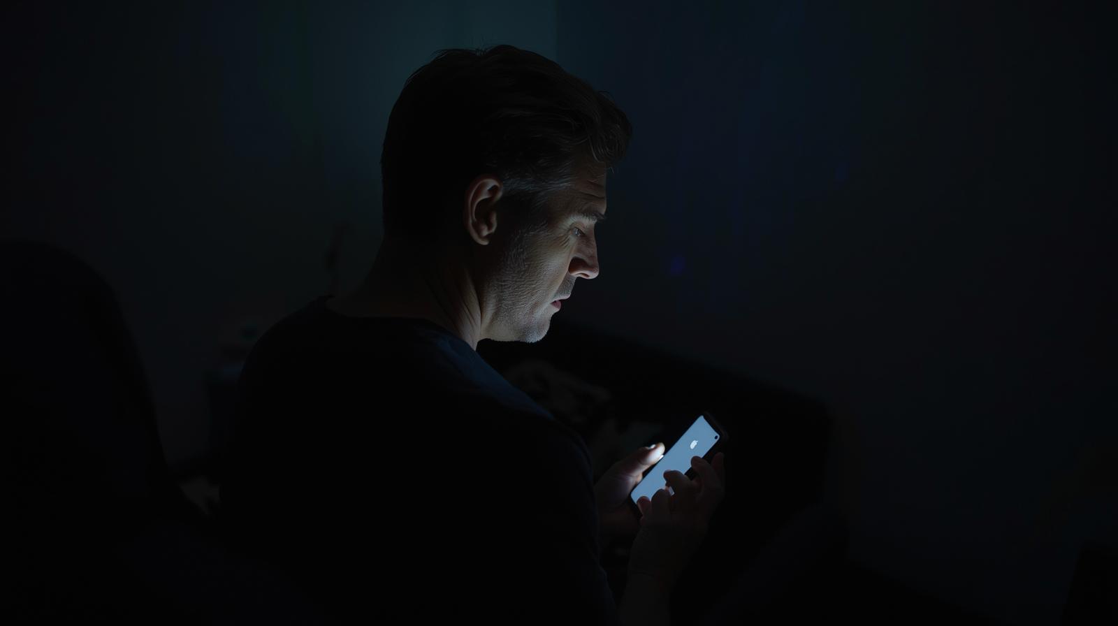 40代男性が出会い系で一度も会えなかった停滞期を表すイメージ