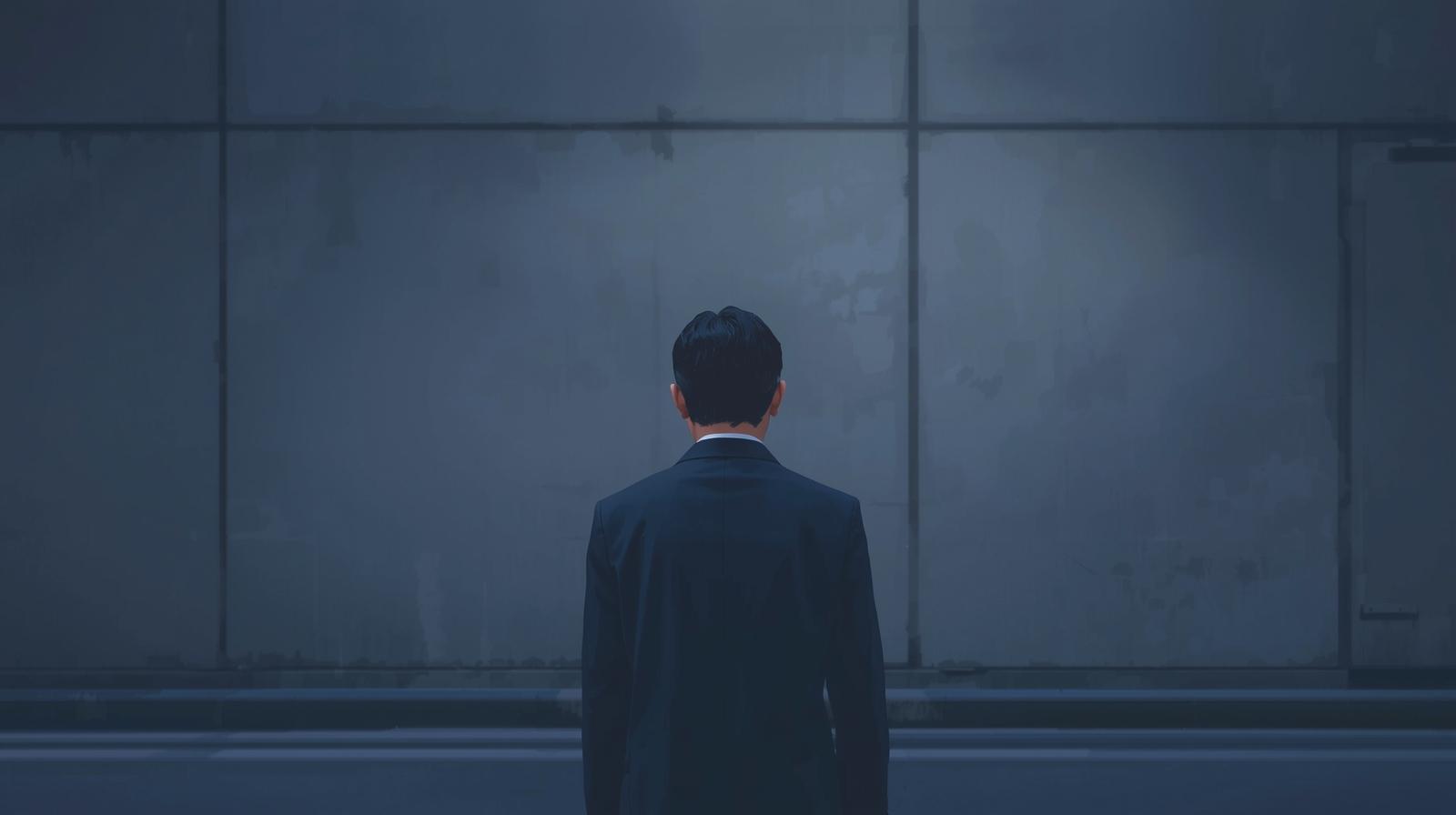 40代男性が出会い系に向いているかどうかを冷静に考えているイメージ