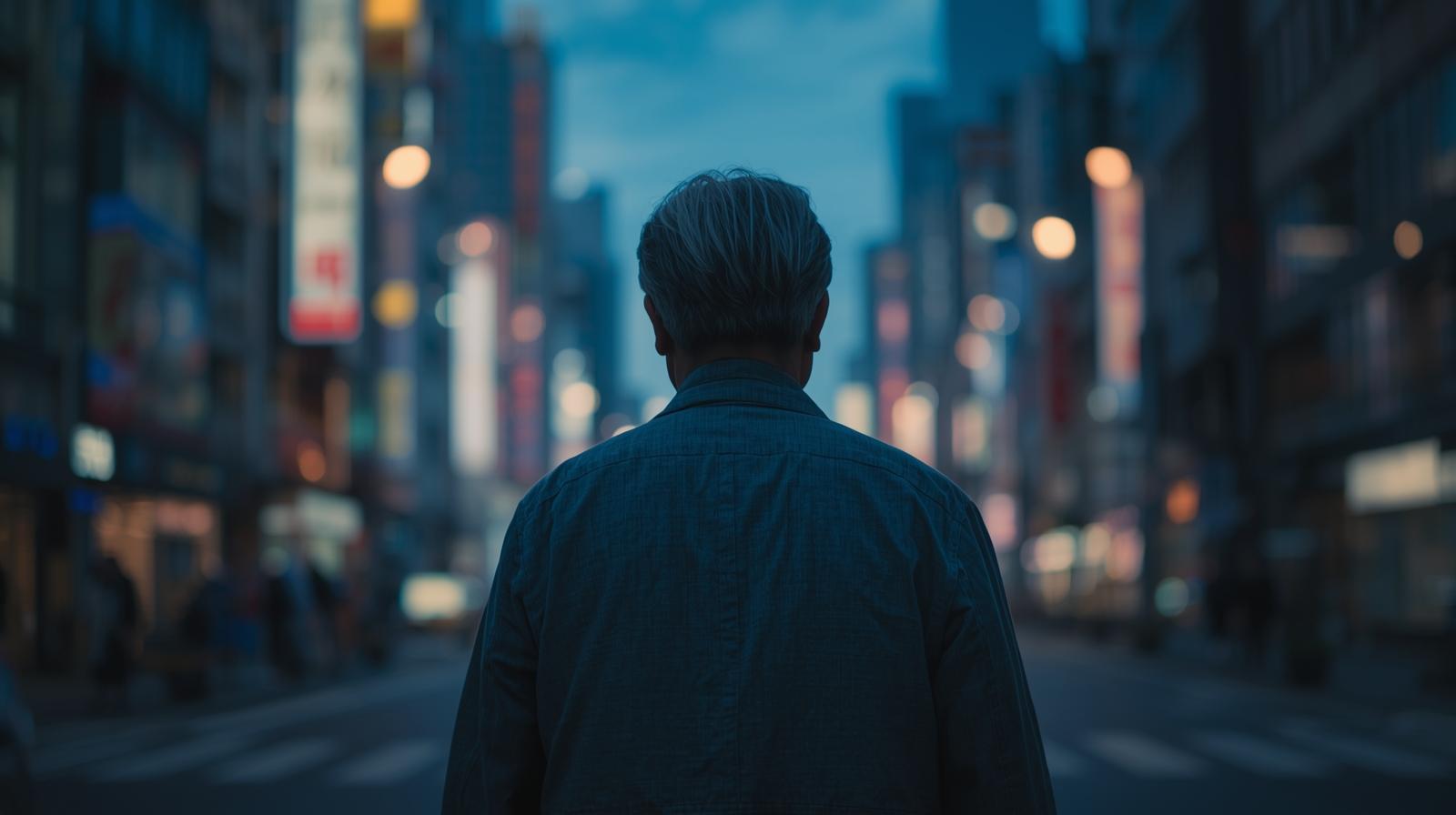 40代男性が東京で出会い系を始める決断を考えているイメージ