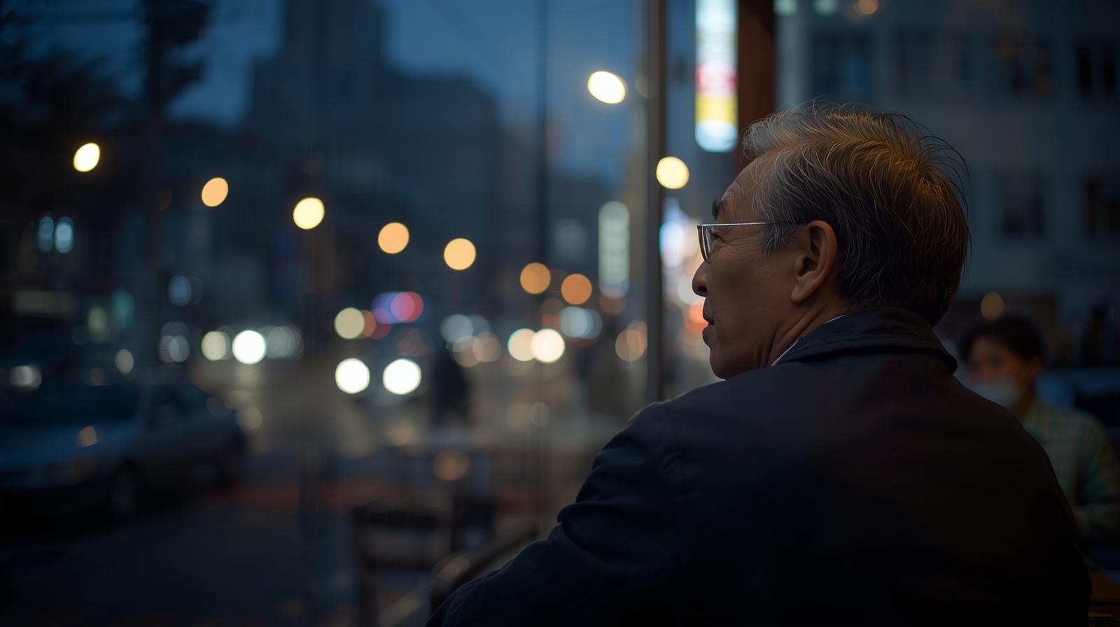 40代男性が出会い系で年齢を気にしなくなった心境を表すイメージ